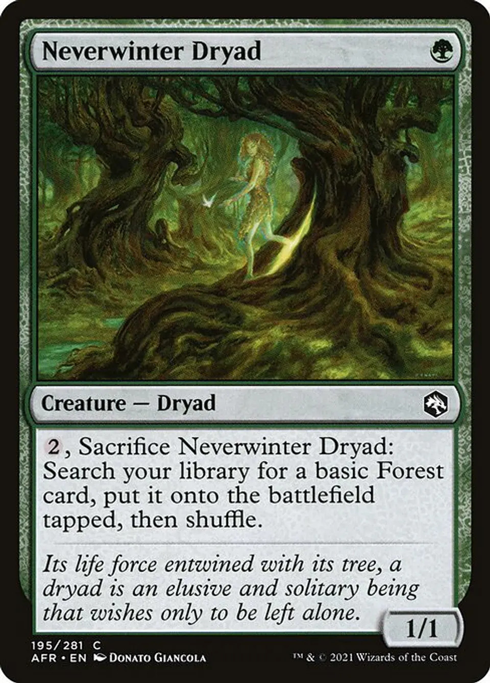 Neverwinter Dryad 1