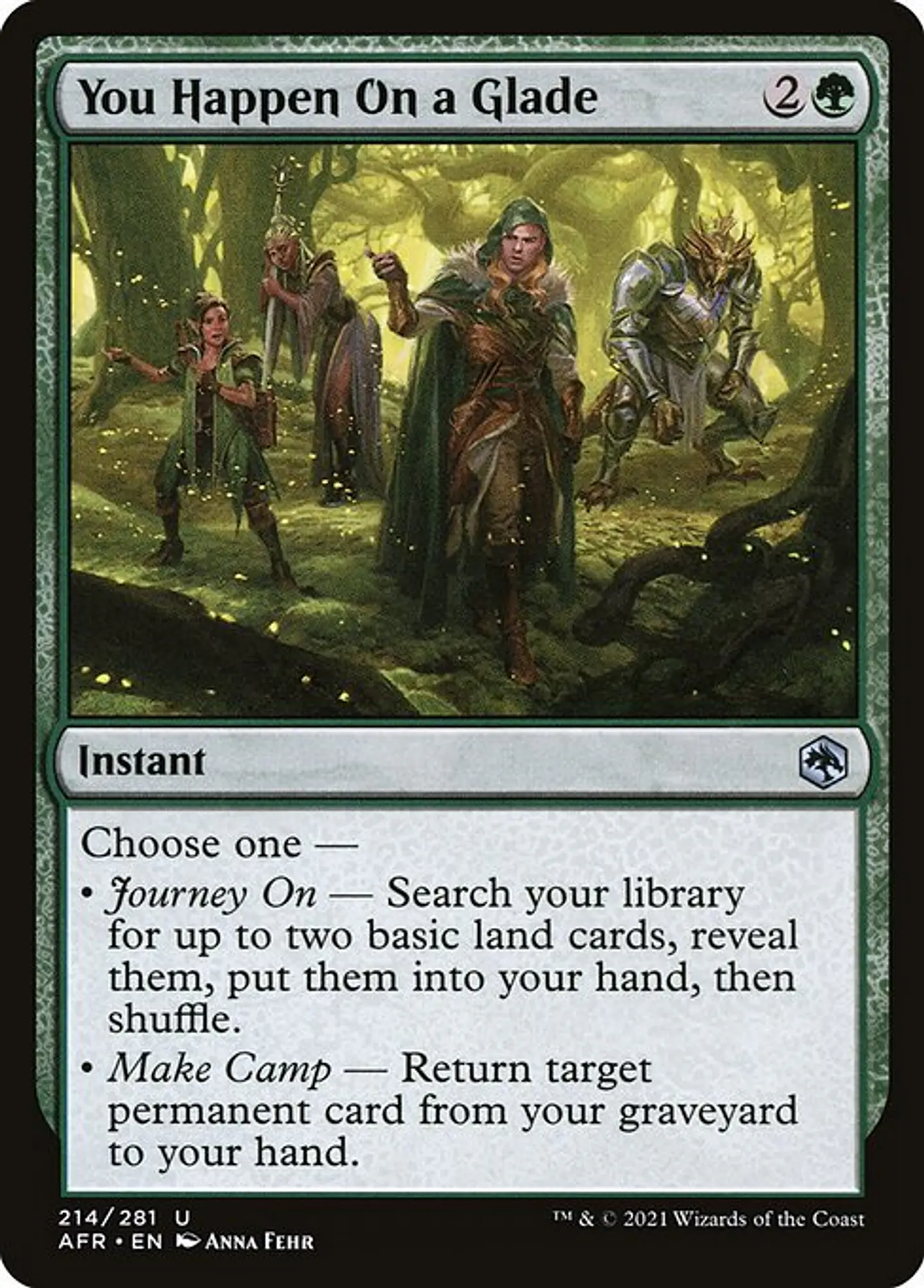 You Happen On a Glade 1