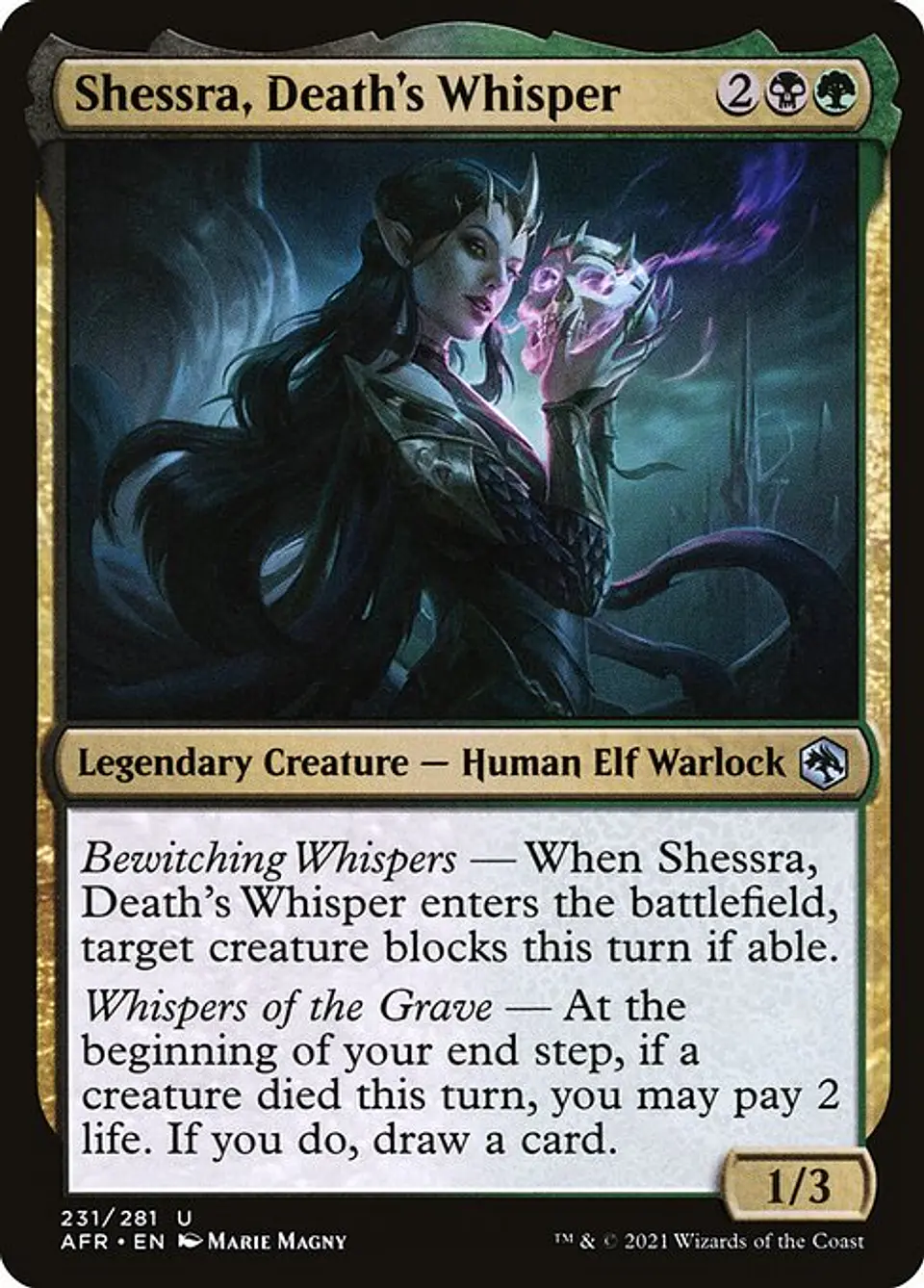 Shessra, Death's Whisper 1