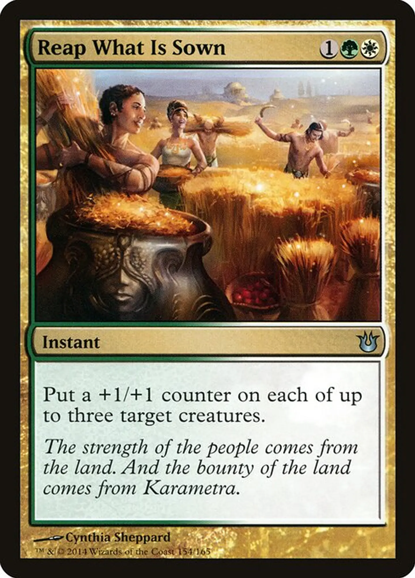 Reap What Is Sown 1