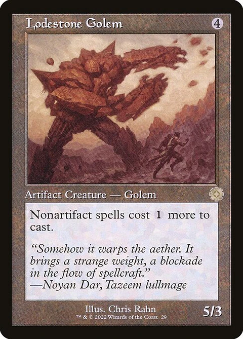 Lodestone Golem (Retro Frame)