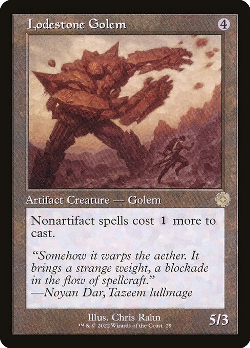 Lodestone Golem (Retro Frame) 1