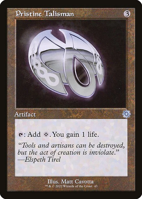 Pristine Talisman (Retro Frame)