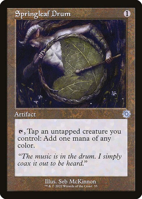 Springleaf Drum (Retro Frame)