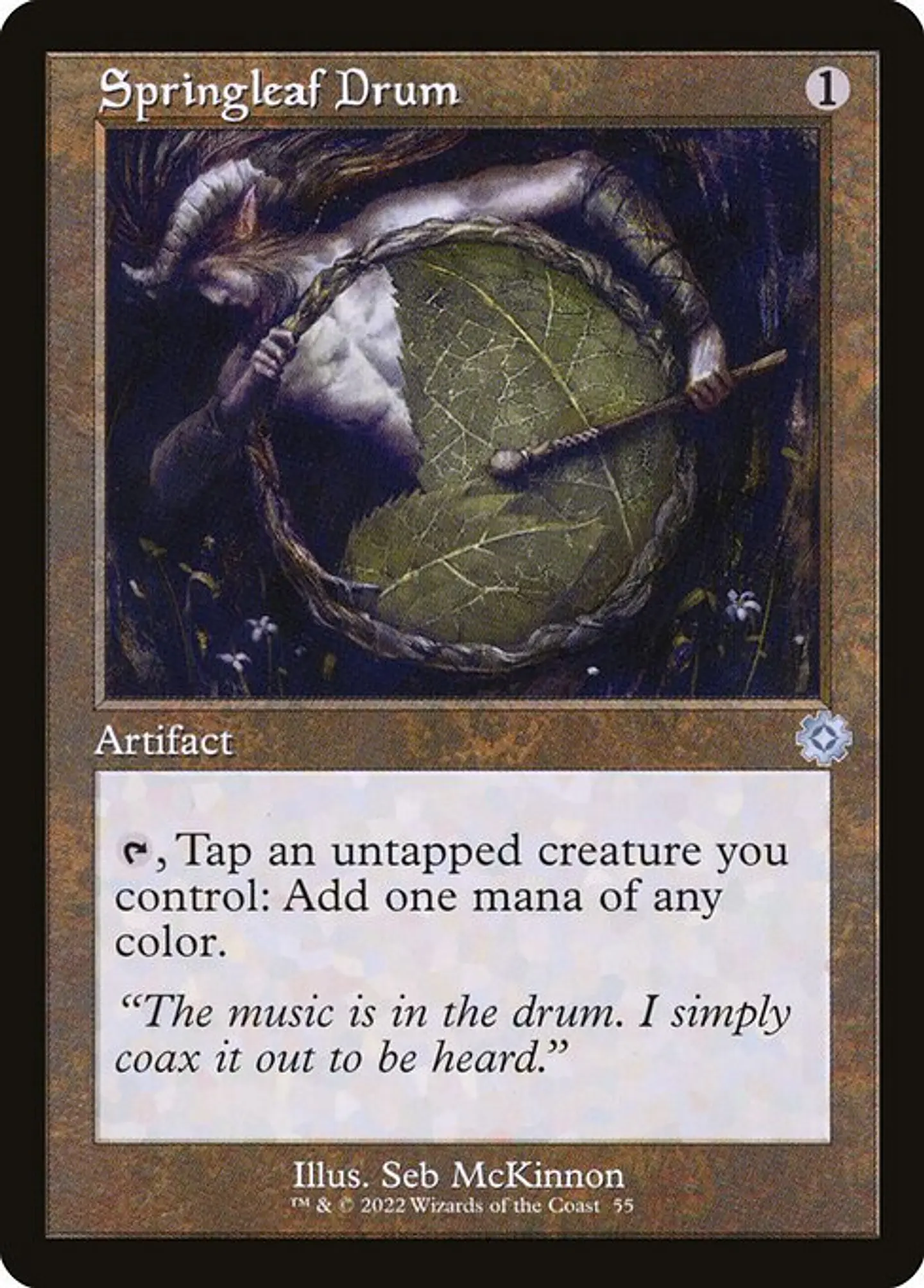 Springleaf Drum (Retro Frame) 1