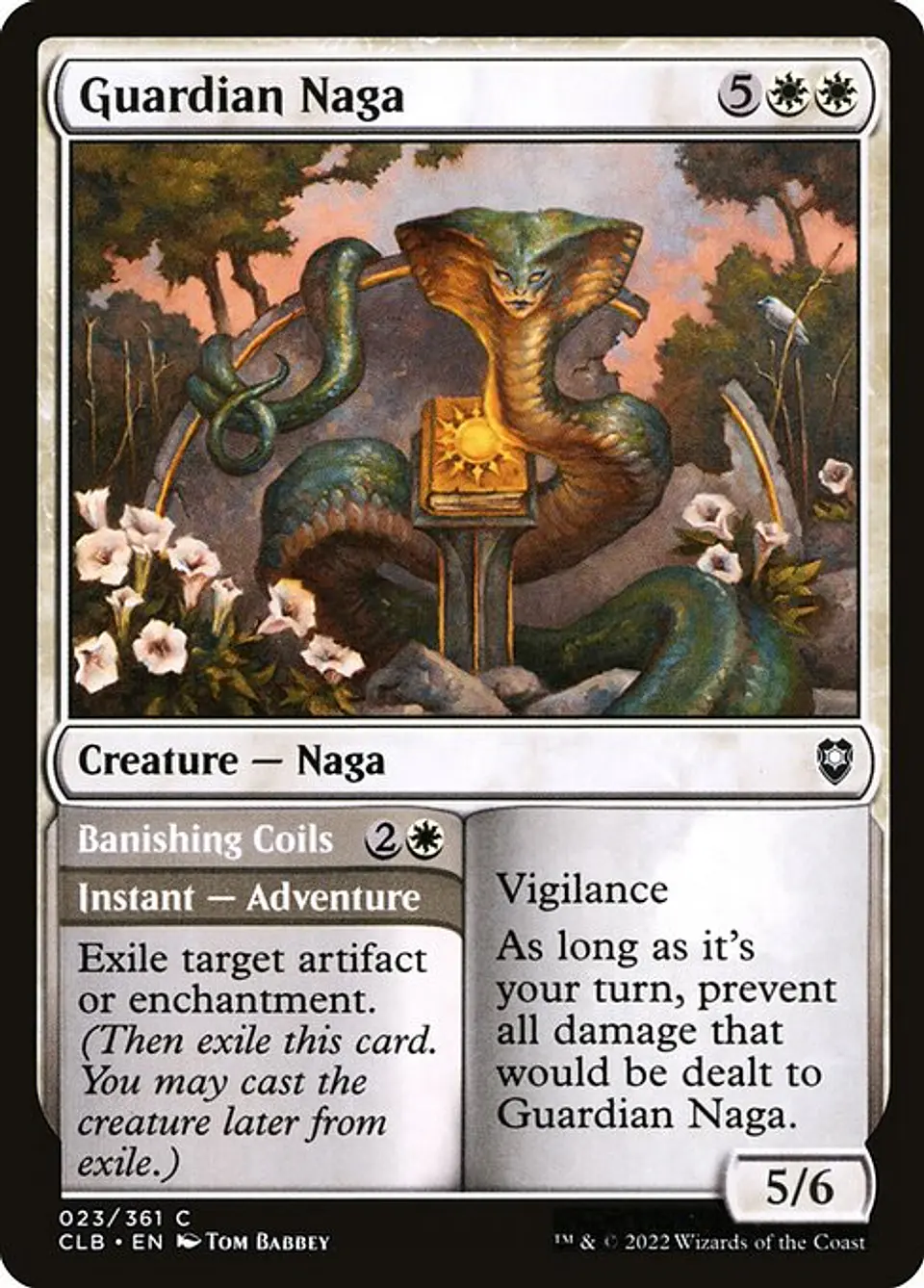 Guardian Naga // Banishing Coils 1