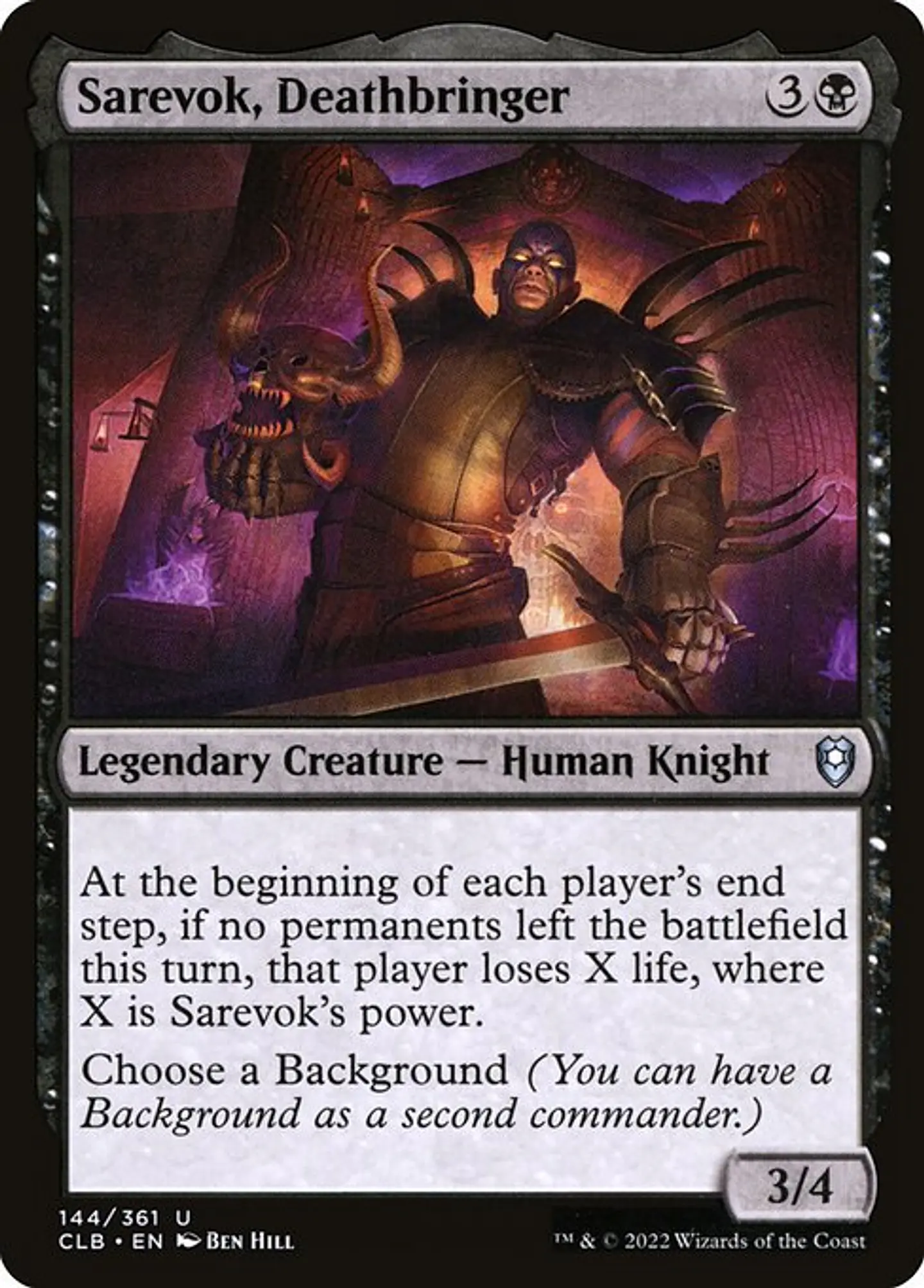 Sarevok, Deathbringer 1