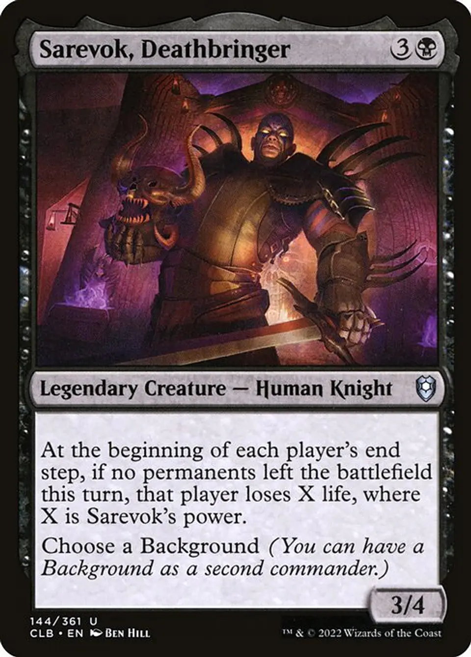 Sarevok, Deathbringer 1