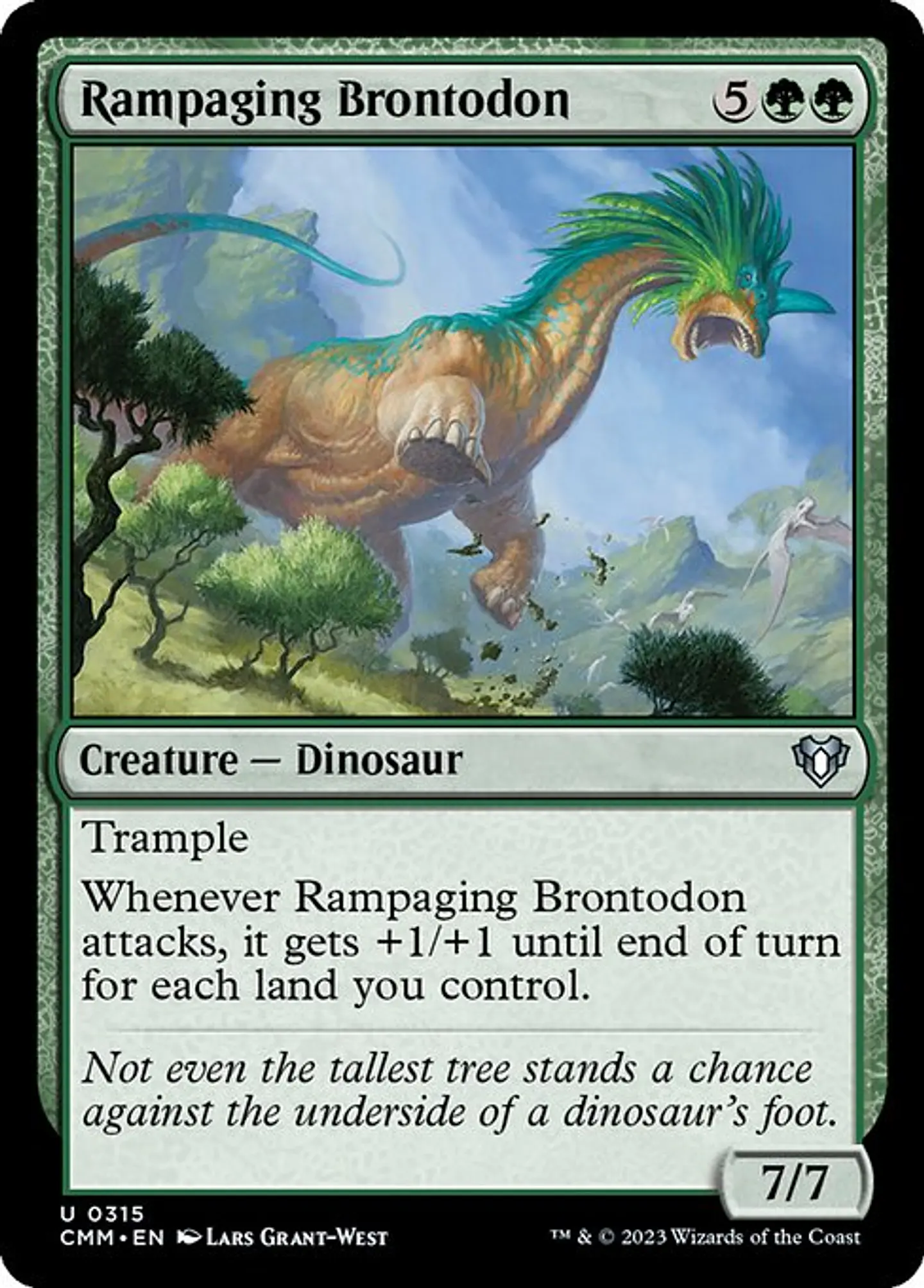 Rampaging Brontodon 1