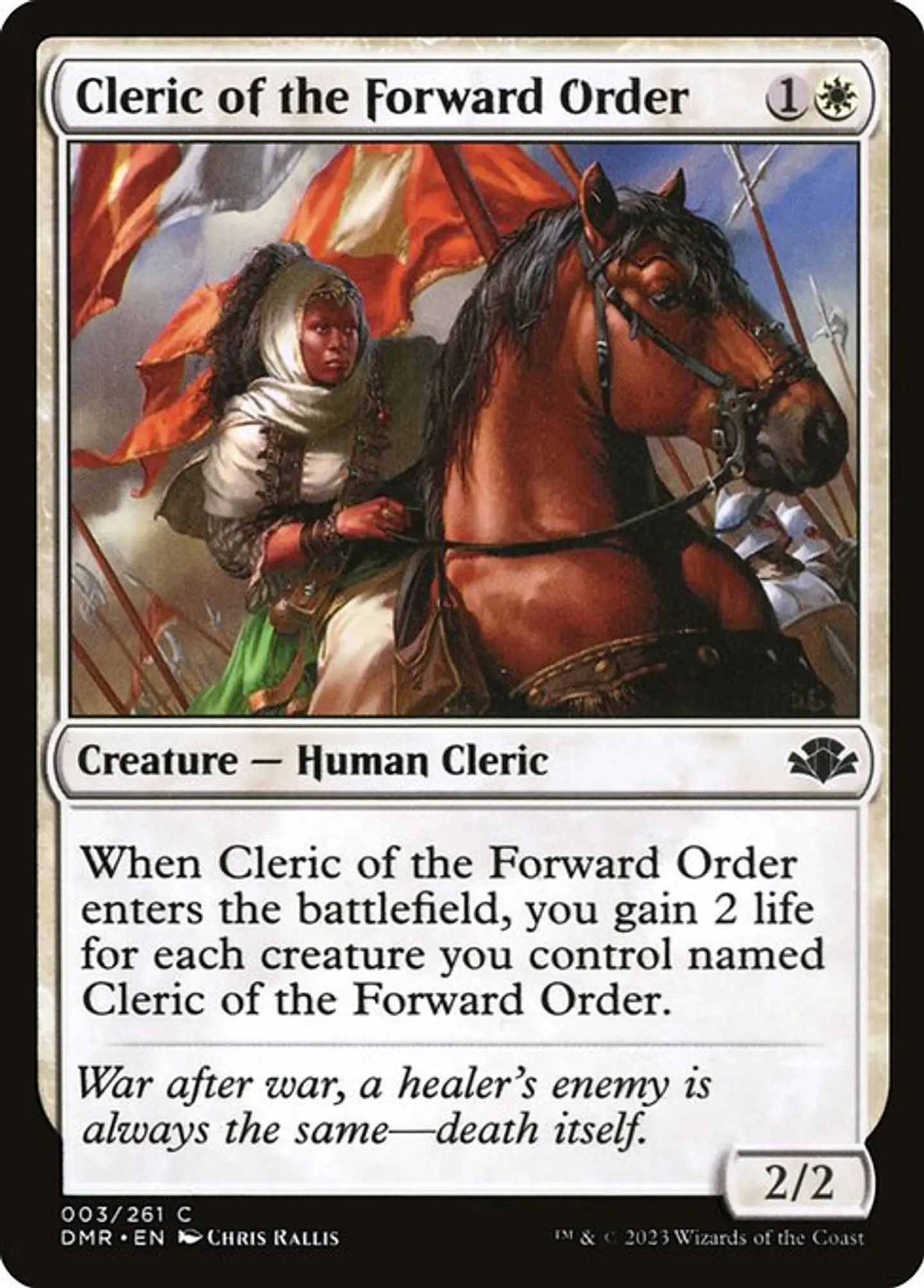 Cleric of the Forward Order 1