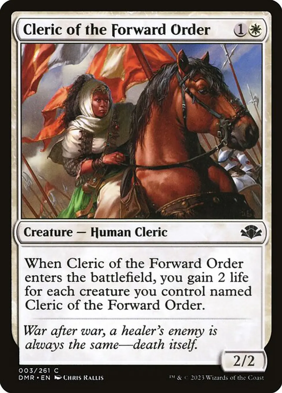 Cleric of the Forward Order 1