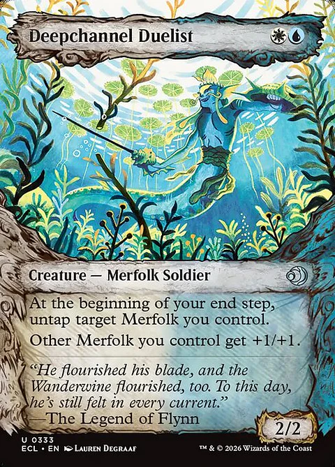Deepchannel Duelist (Showcase, Borderless)