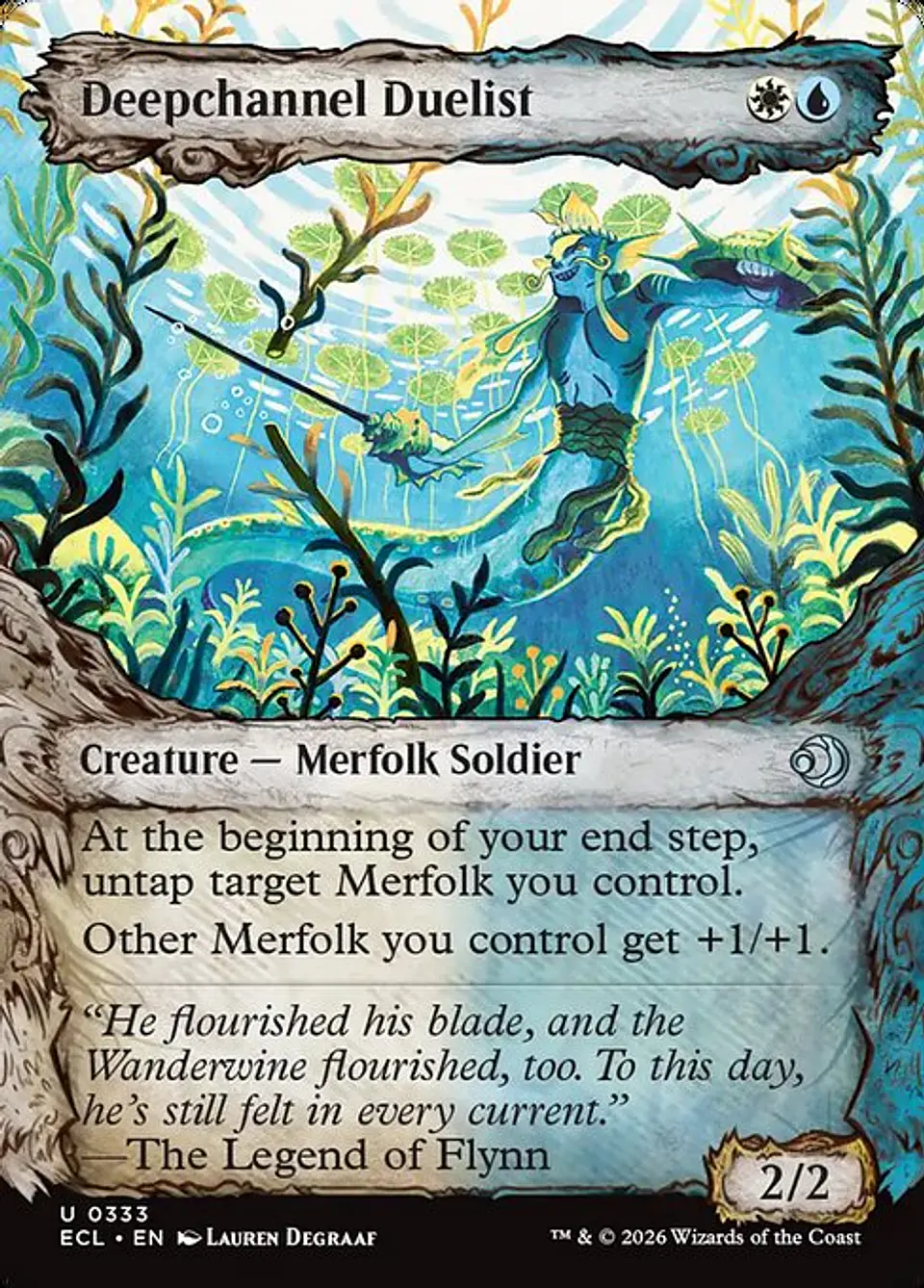 Deepchannel Duelist (Showcase, Borderless) 1