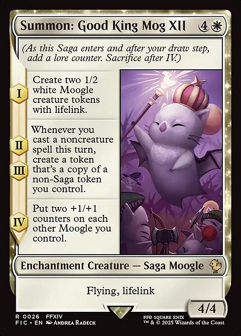 Summon: Good King Mog XII