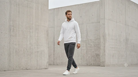 HOODIE LAB POLERON CON GORRO PARA HOMBRE