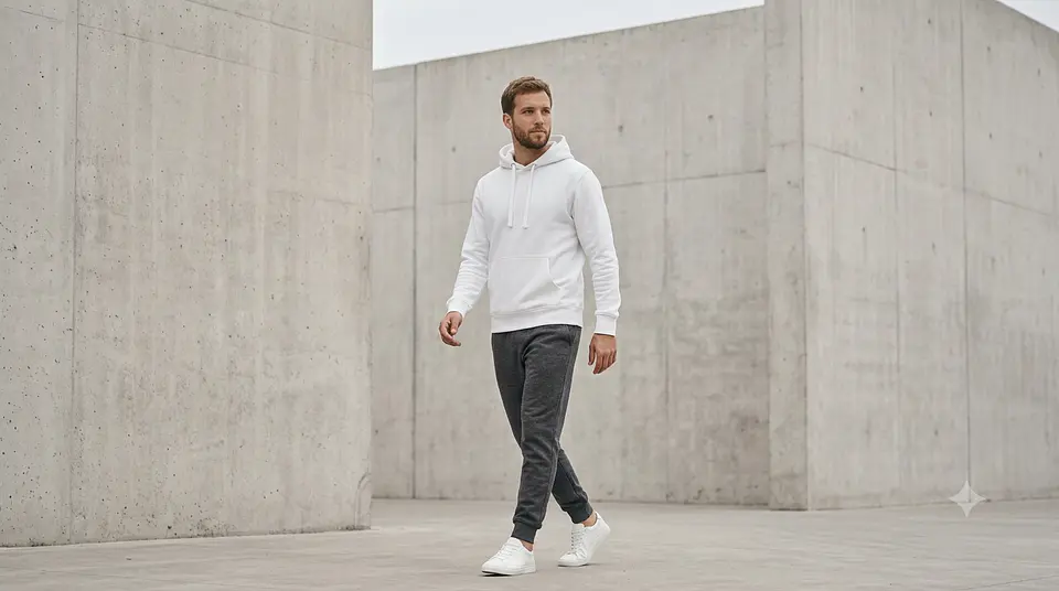 HOODIE LAB POLERON CON GORRO PARA HOMBRE 2