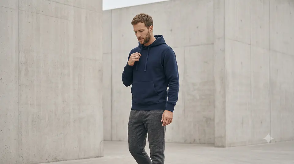 HOODIE LAB POLERON CON GORRO PARA HOMBRE 3