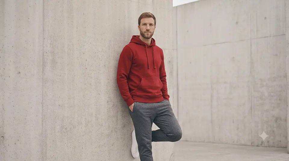 HOODIE LAB POLERON CON GORRO PARA HOMBRE 4