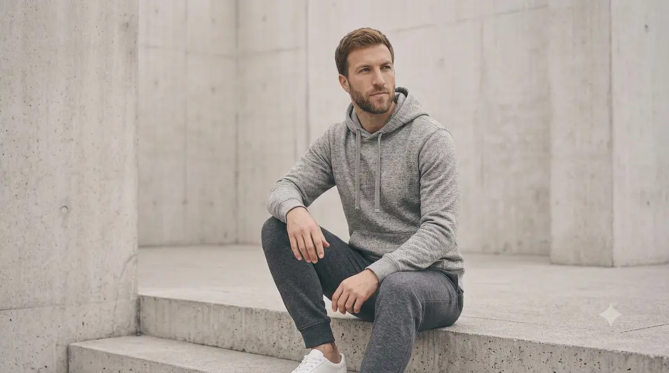 HOODIE LAB POLERON CON GORRO PARA HOMBRE 5