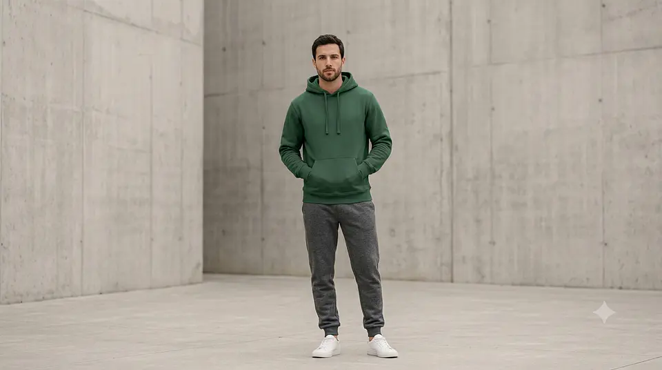 HOODIE LAB POLERON CON GORRO PARA HOMBRE 9