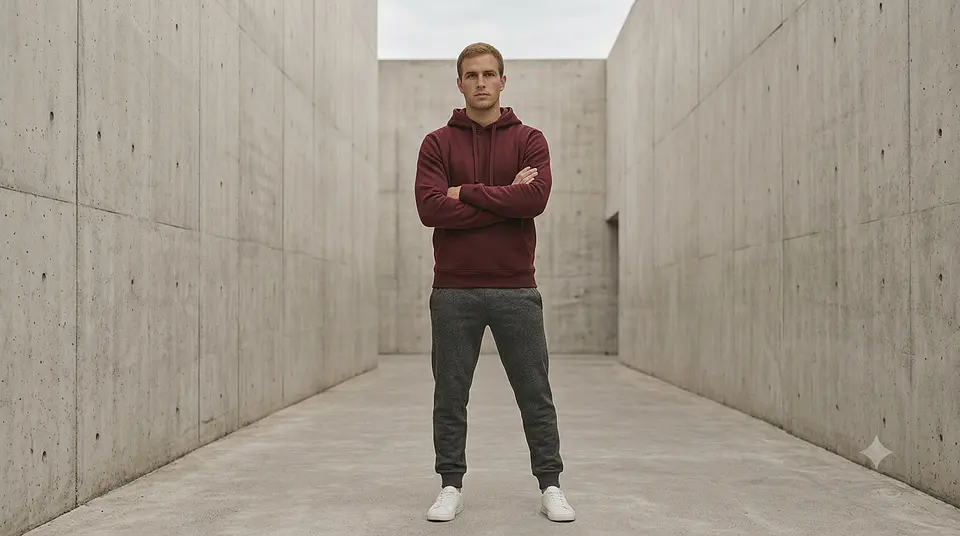 HOODIE LAB POLERON CON GORRO PARA HOMBRE 10