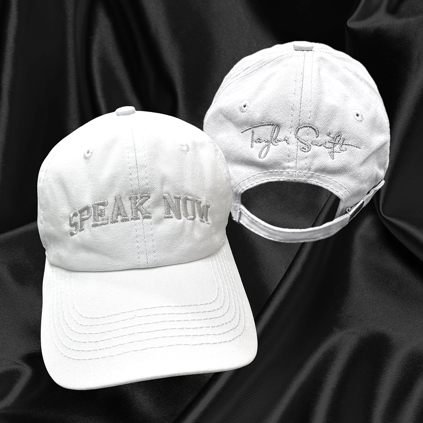 Gorra Speak Now (Taylor’s Version) Doble Bordado 1