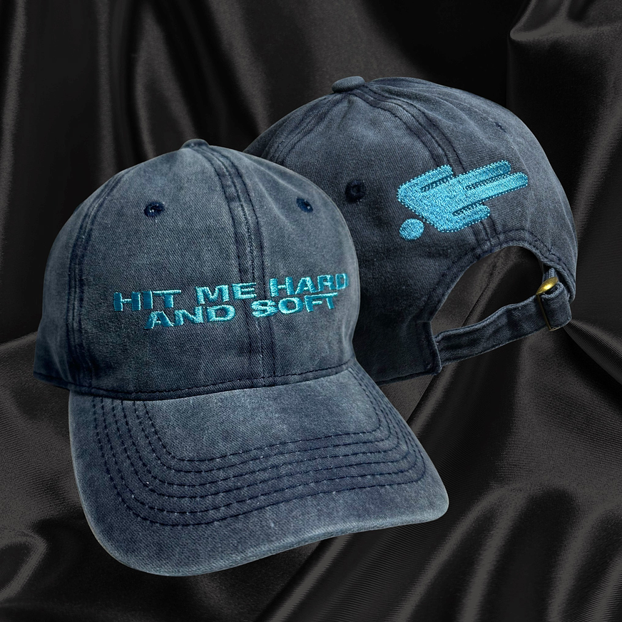 Billie Eilish - Gorra Doble Bordado Hit Me Hard And Soft 1