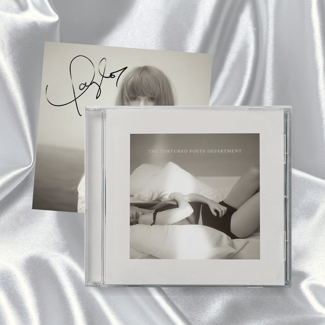 The Tortured Poets Department CD Firmado a mano por Taylor Swift (Signed) 1