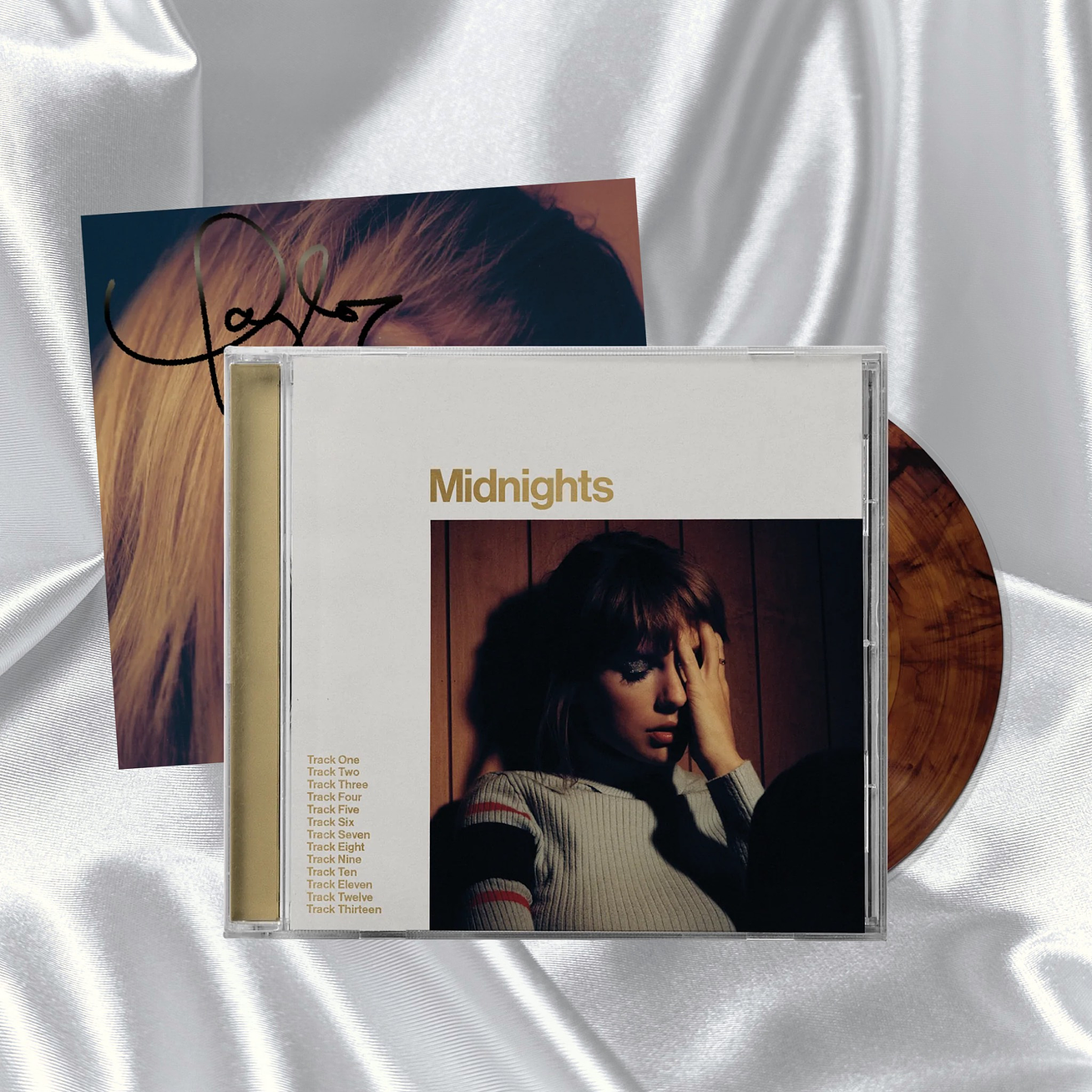 Midnights Mahogany Firmado a mano por Taylor Swift (Signed) 1