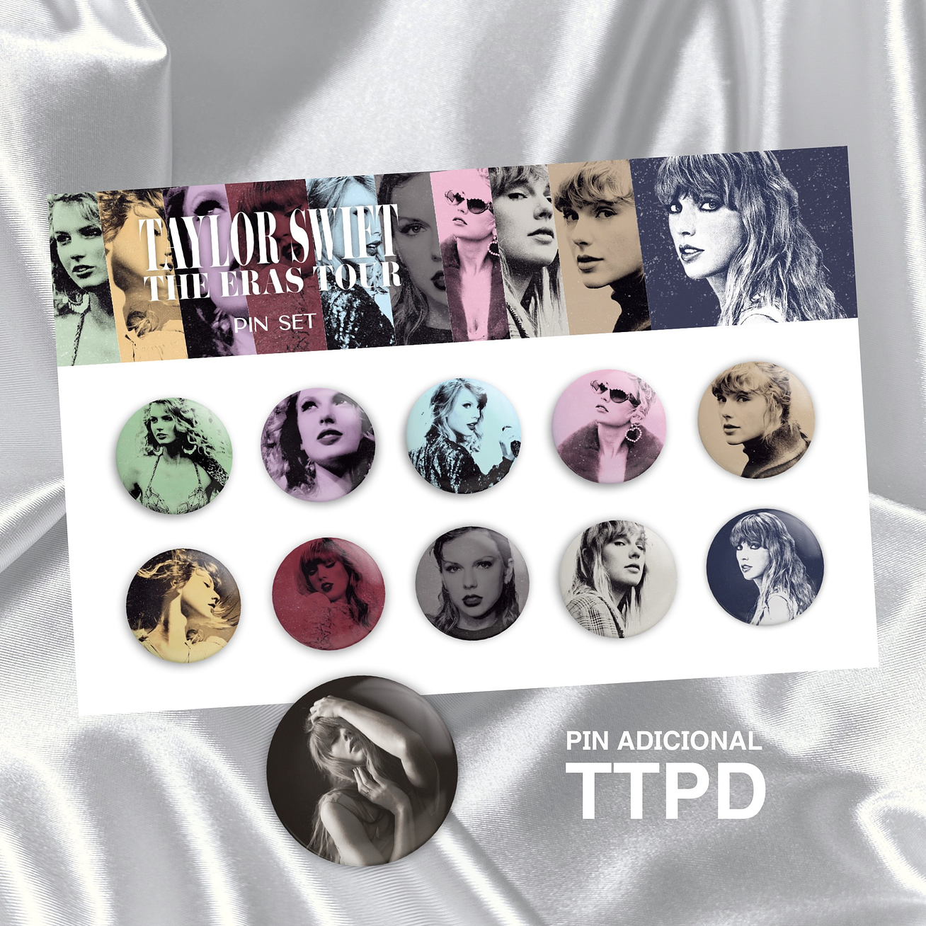 Taylor Swift - Set de 11 Pin (The Eras Tour) 1