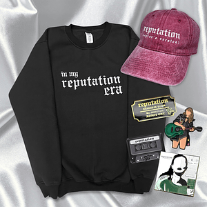 PACK “IN MY REPUTATION ERA” - TAYLOR SWIFT (POLERA + GORRA + PIN)
