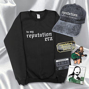 PACK “IN MY REPUTATION ERA” - TAYLOR SWIFT (POLERA + GORRA + PIN)