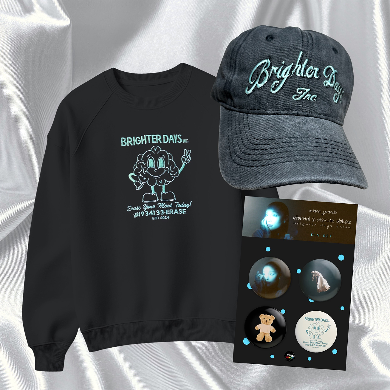 PACK “ETERNAL SUNSHINE DELUXE 1” (POLERA + GORRA + SET PIN) 1