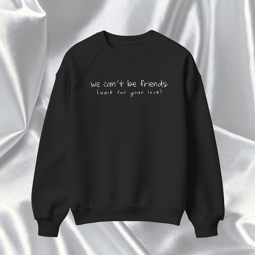 Ariana Grande - Polera Bordada “We Can’t Be Friends” Negro 1