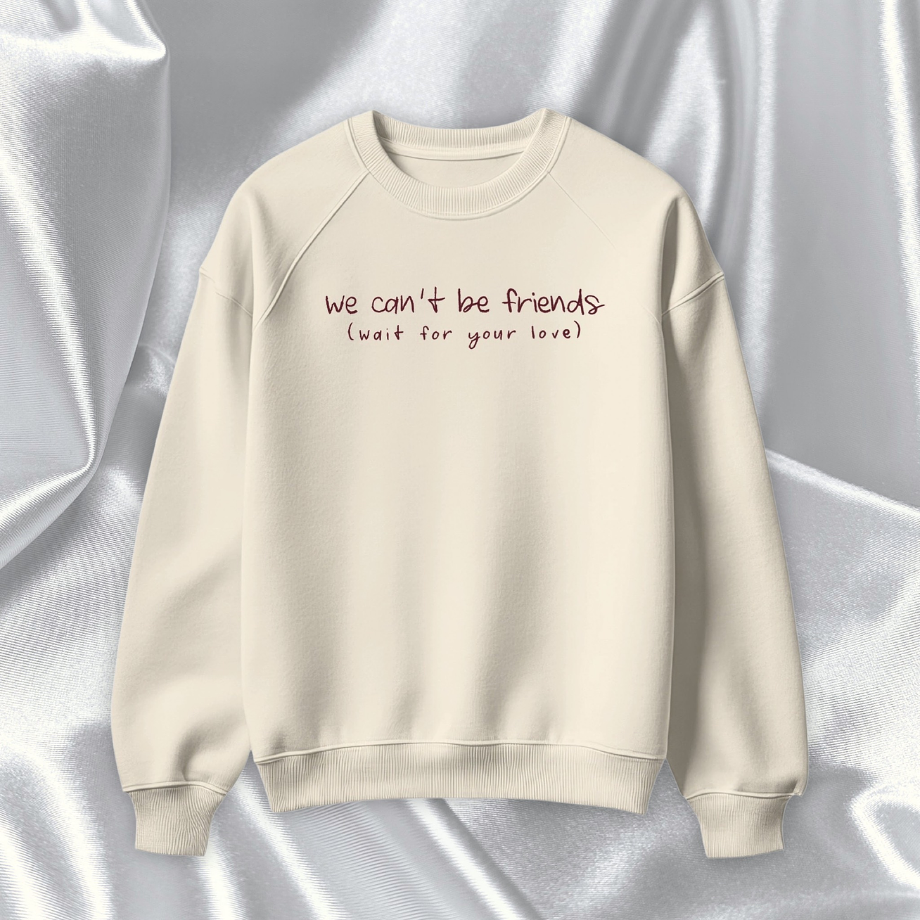 Ariana Grande - Polera Bordada “We Can’t Be Friends” Perla 1