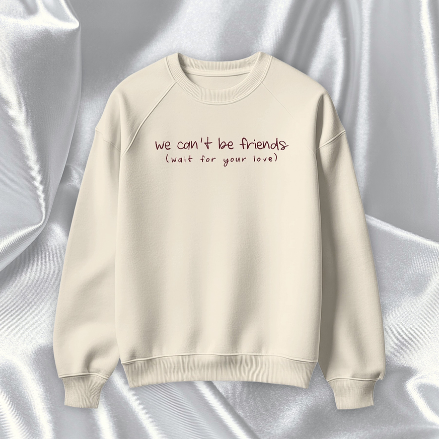 Ariana Grande - Polera Bordada “We Can’t Be Friends” Perla 1