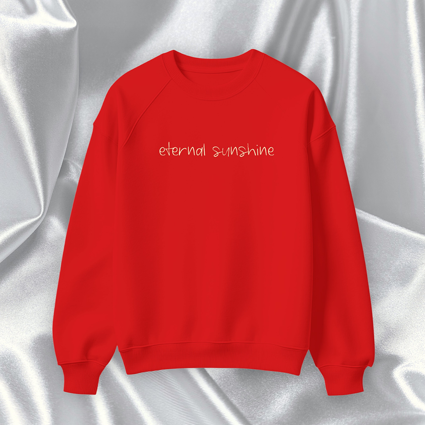 Ariana Grande - Polera Bordada “Eternal Sunshine” Rojo Escarlata 1