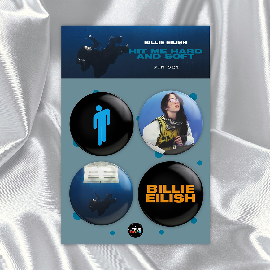 Billie Eilish - Hit Me Hard And Soft (Pin Set) #1 1