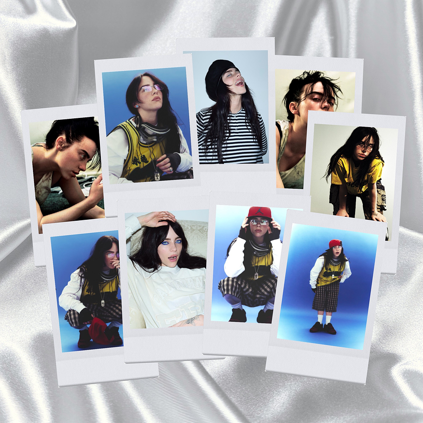 Pack 9 Polaroids #1 - Billie Eilish 1