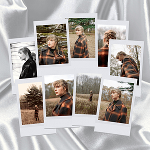Pack 9 Polaroids Evermore - Taylor Swift
