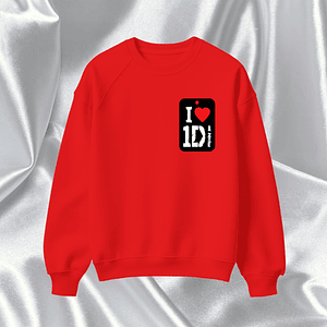 One Direction - Polera Bordada “I Love One Direction”