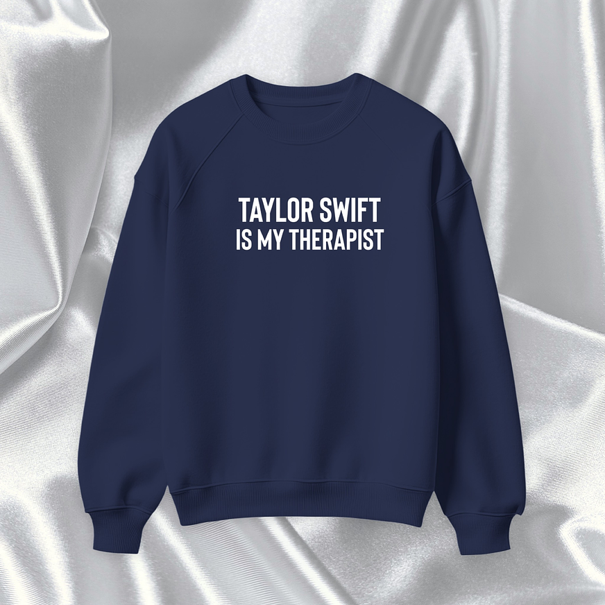 Polera Bordada Taylor Swift - TAYLOR SWIFT IS MY THERAPIST 1