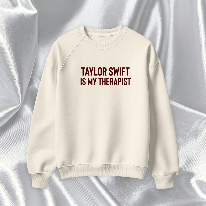 Polera Bordada Taylor Swift - TAYLOR SWIFT IS MY THERAPIST 4