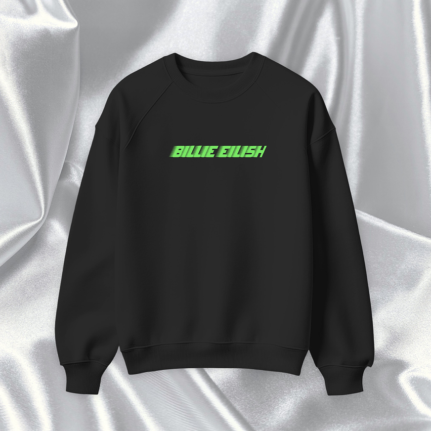 Billie Eilish - Polera Bordada Billie Eilish Logo 1