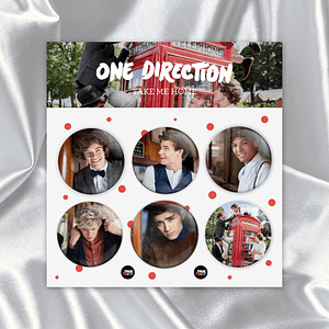 One Direction - Take Me Home (Set 6 Pin)