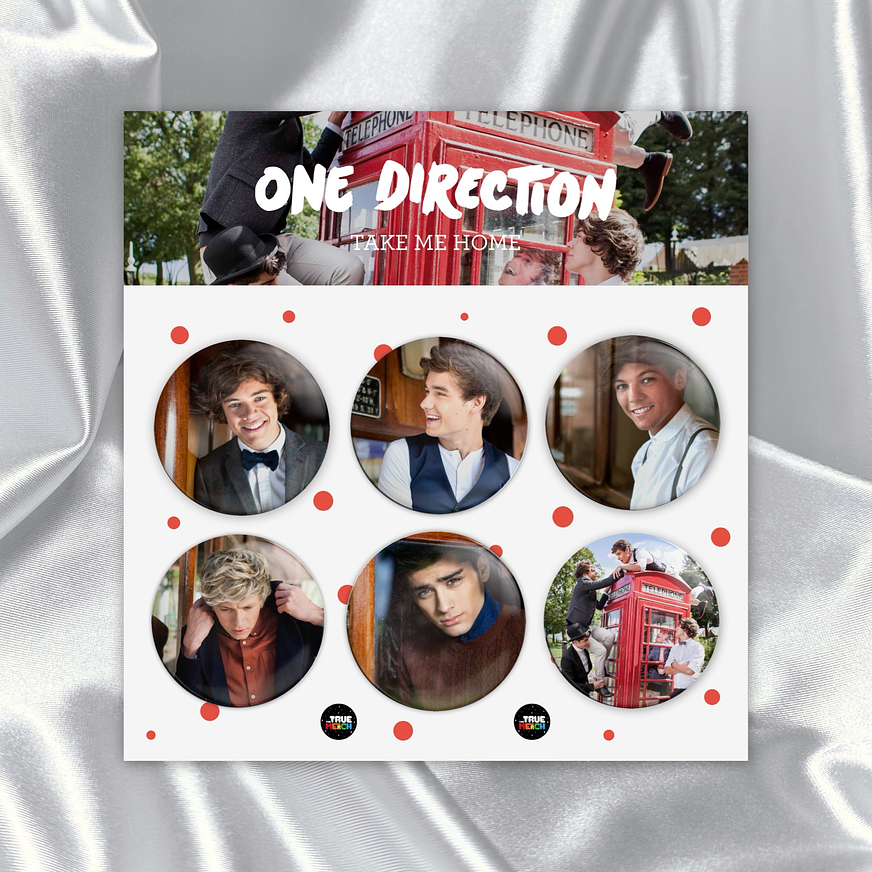 One Direction - Take Me Home (Set 6 Pin) 1