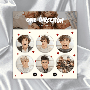 One Direction - Up All Night (Set 6 Pin)