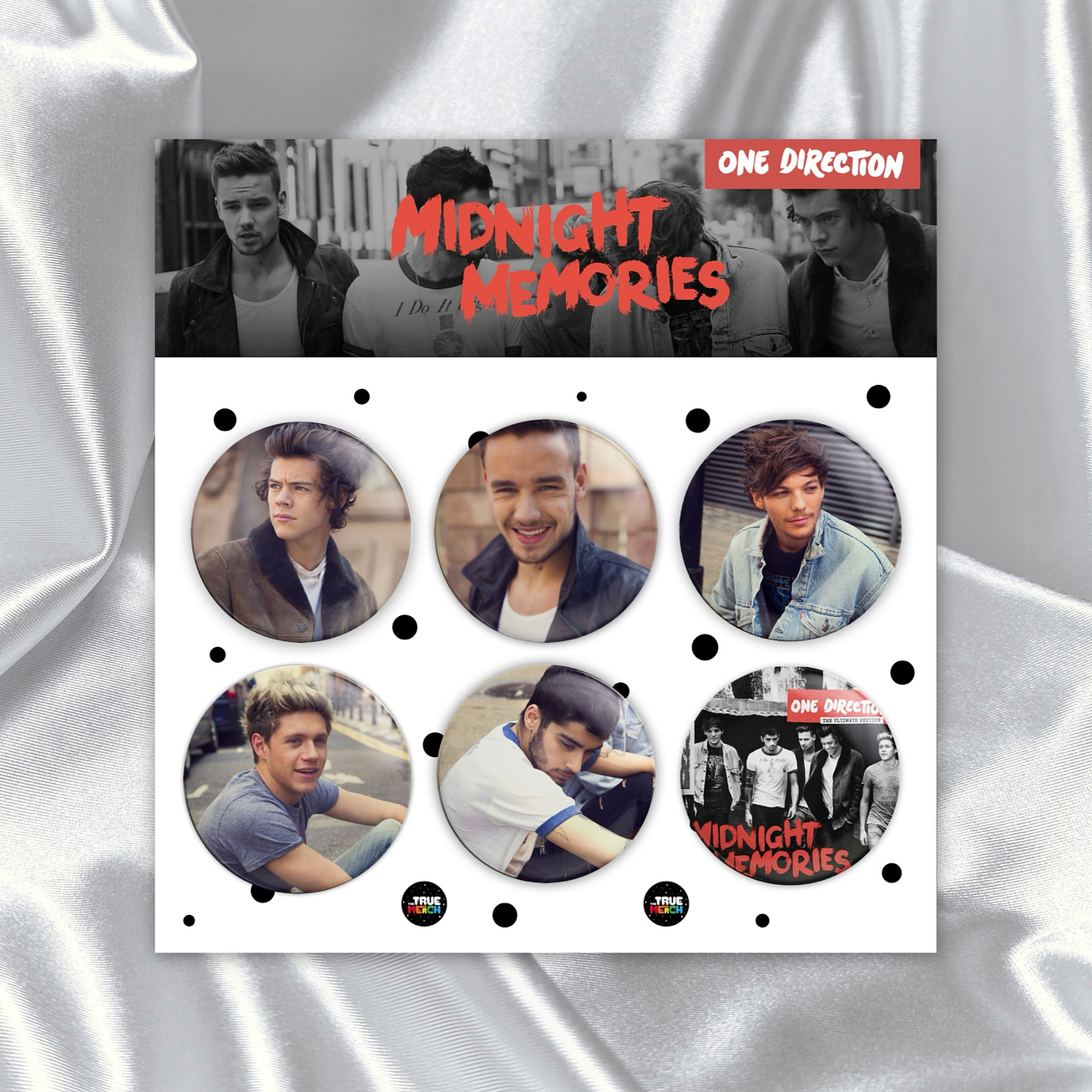 One Direction - Midnight Memories (Set 6 Pin) 1