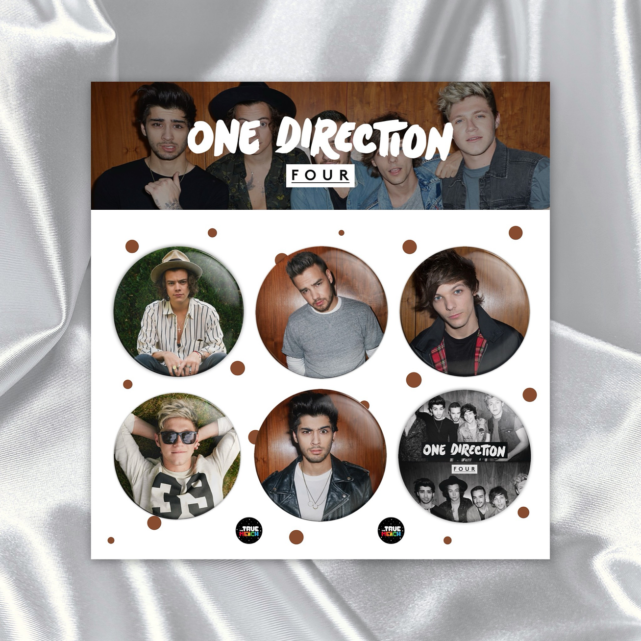 One Direction - Four (Set 6 Pin) 1