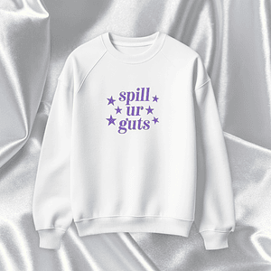 Olivia Rodrigo - Polera Bordada Spill ur Guts”